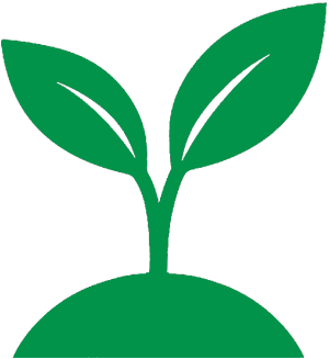 Logo WeRuleLife – minimalistická rastlinka symbolizujúca rast a život